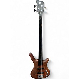 Used Warwick Pro Series Standard Corvette 4 String Fretless Natural Electric Bass Guitar