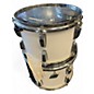 Vintage 1980s Ludwig 5 Piece Keystone White Drum Kit