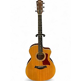 Used Taylor 214CE Natural Acoustic Electric Guitar
