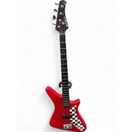 Used Modulus Guitars Vertex 4 String RED Electric Bass Guitar