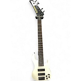 Used Kramer Baretta 5 String Alpine White Electric Bass Guitar