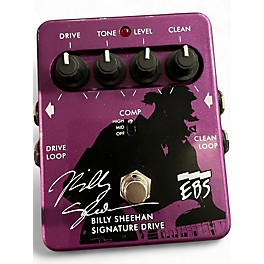 Used EBS Billy Sheehan Signature Overdrive Bass Effect Pedal