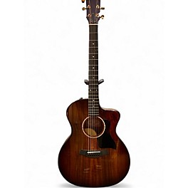 Used 2020 Taylor 224CEKDLX Shaded Edge Burst Acoustic Electric Guitar