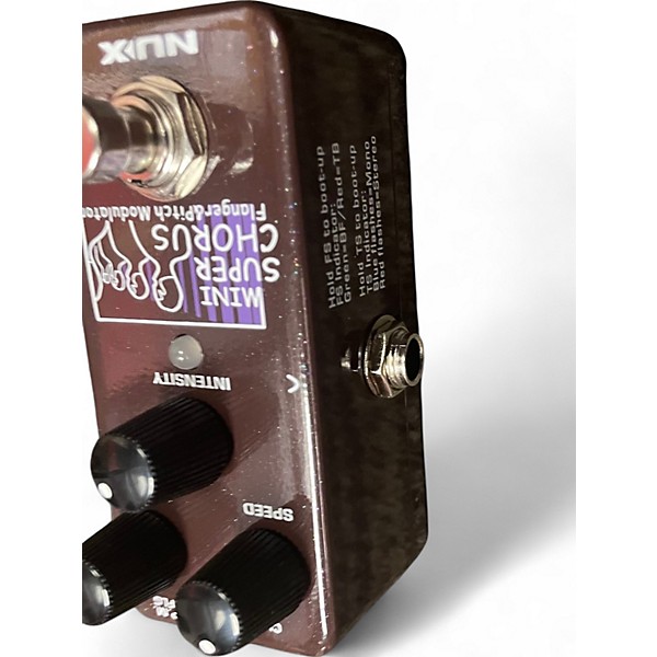 Used NUX MINI SUPER CHORUS  Effect Pedal