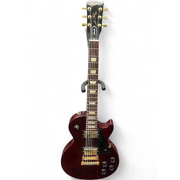 Used Gibson Les Paul Studio Red Solid Body Electric Guitar