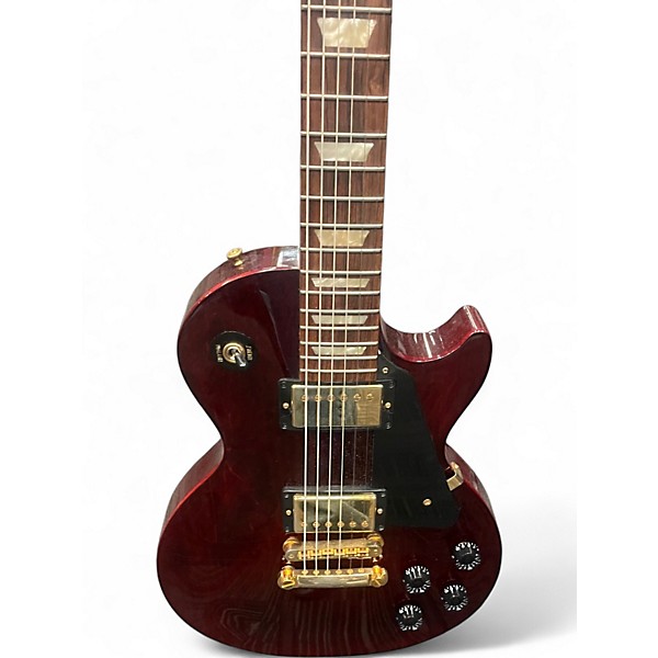 Used Gibson Les Paul Studio Red Solid Body Electric Guitar