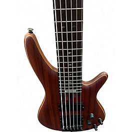 Vintage 1990s Ibanez SR1306 Natural Electric Bass Guitar