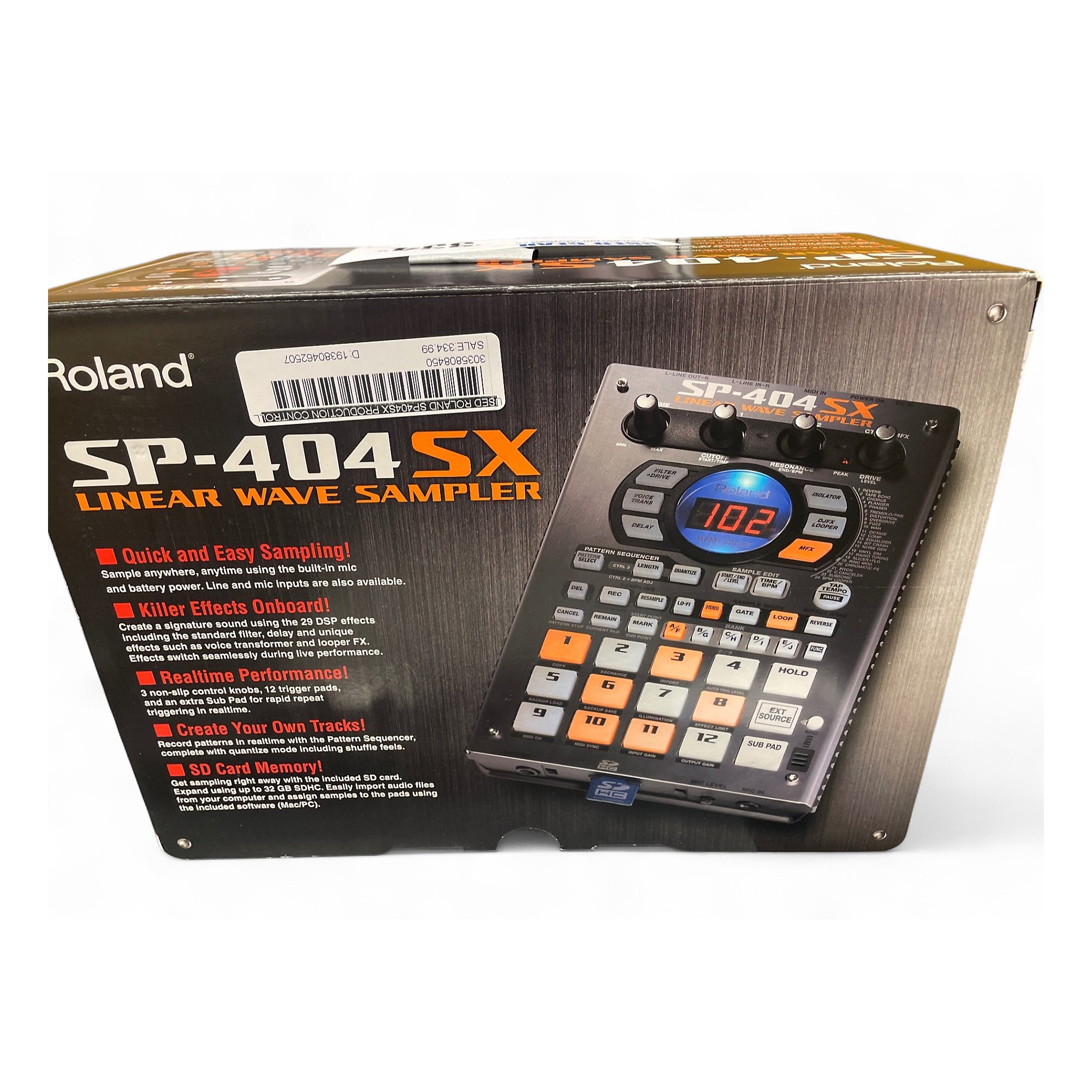 DTM・DAW Roland SP404SX Amazon.com: Roland SP-404SX Portable Power-Sampler w/FX