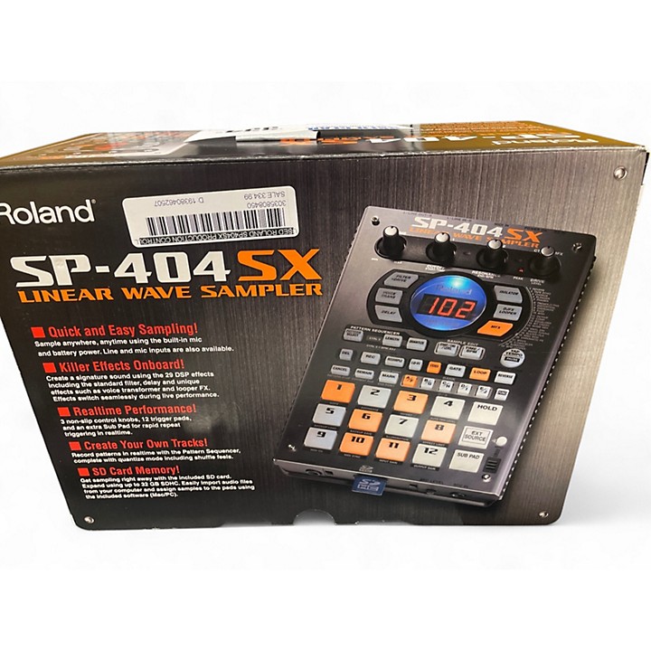 ROLAND SP404-SX【新品・未使用品】 Amazon.com: Roland SP-404SX Portable Power-Sampler w/FX