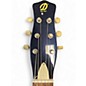 Used Danelectro 59 Triple Divine BLUE METALLIC Solid Body Electric Guitar