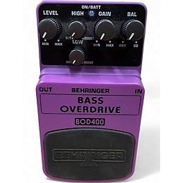 Used Behringer BOD400 Bass Overdrive Bass Effect Pedal