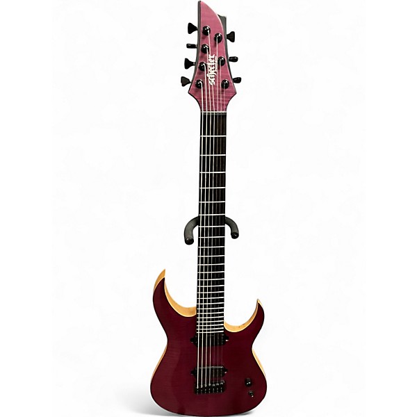 Used Schecter Guitar Research Tao-7 Purple Solid Body Electric Guitar