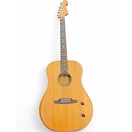 Used Fender HIGHWAY DREADNOUGHT Natural Acoustic Electric Guitar