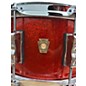 Used Ludwig 14X6.5 Classic Maple SNARE  RED SPARKLE Drum