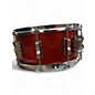 Used Ludwig 14X6.5 Classic Maple SNARE  RED SPARKLE Drum