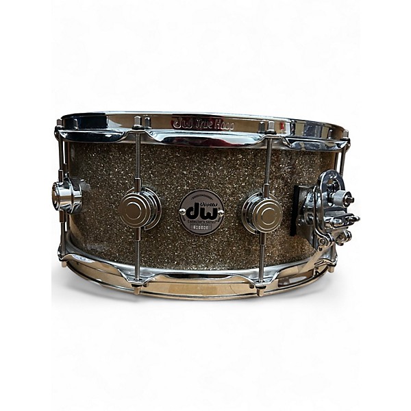 Used DW 14X6 Collector's Series FinishPly Snare BROKEN GLASS Drum