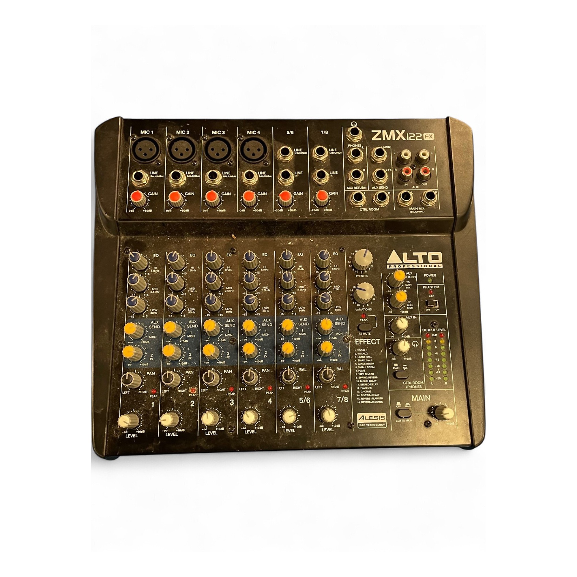 Used Alto ZMX122FX 8-Channel Unpowered Mixer | Guitar Center