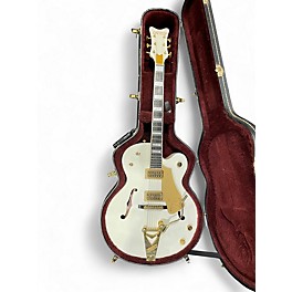 Used 2003 Gretsch Guitars G7593 White Falcon Antique White Hollow Body Electric Guitar