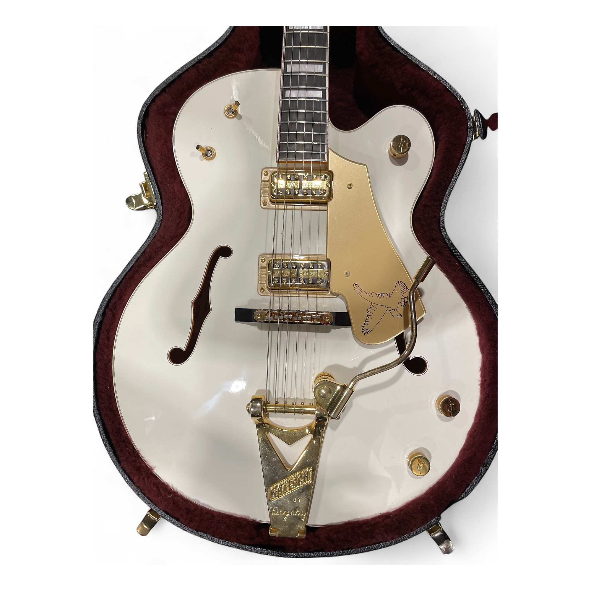Used 2003 Gretsch Guitars G7593 White Falcon Antique White
