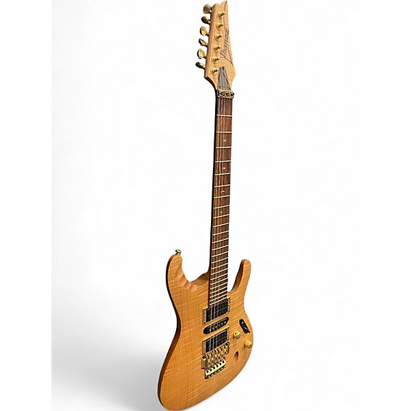 Used Ibanez EGEN8 HERMAN LI  Natural Solid Body Electric Guitar
