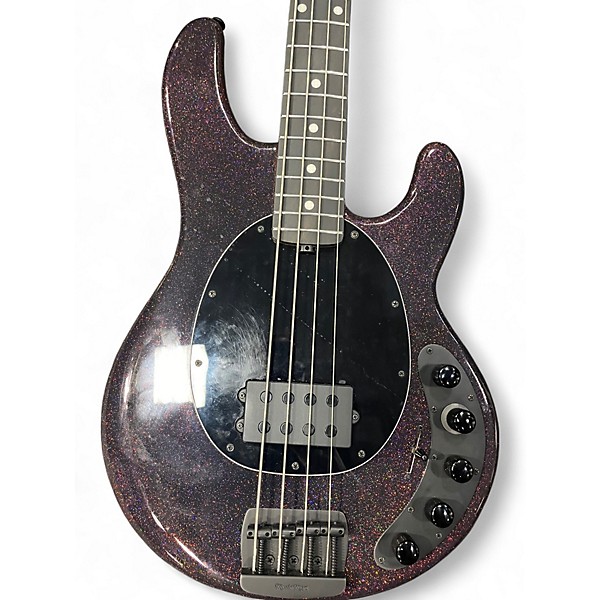 Used Ernie Ball Music Man DARKRAY 4 DARK RAINBOW Electric Bass Guitar