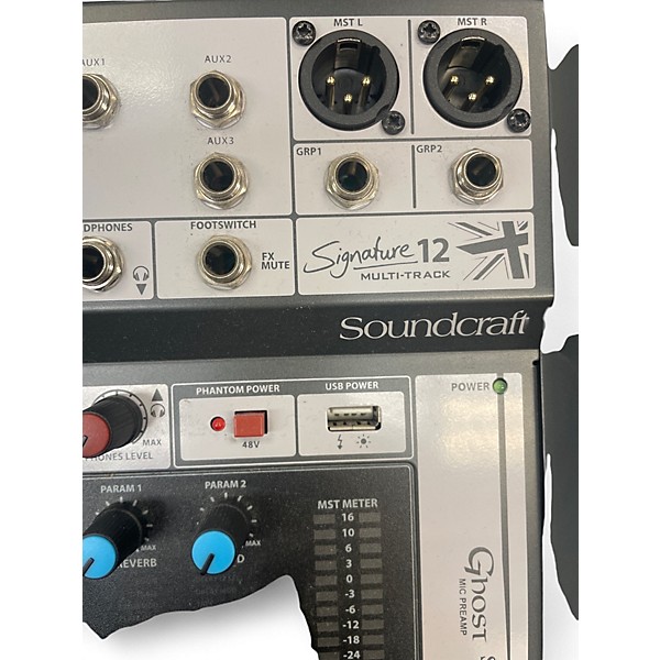 Used Soundcraft signature 12 multitrack Powered Mixer
