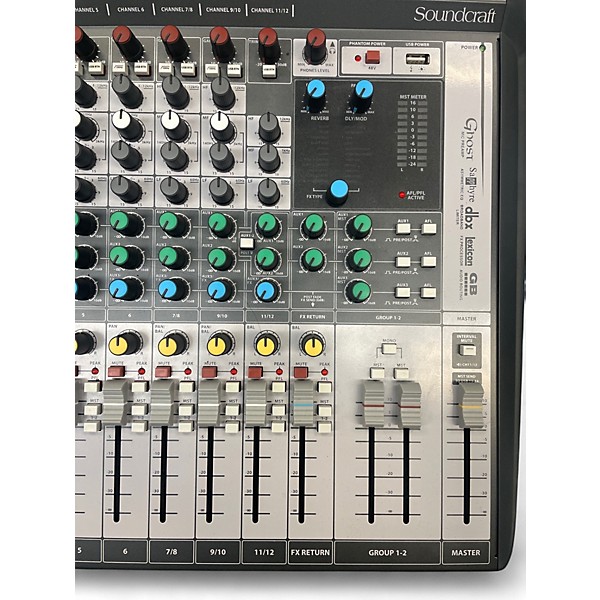 Used Soundcraft signature 12 multitrack Powered Mixer