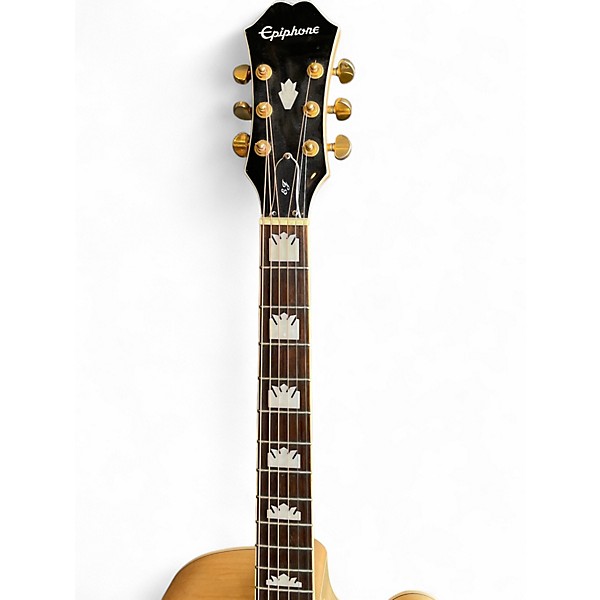 Used Epiphone EJ200SCE Natural Acoustic Electric Guitar