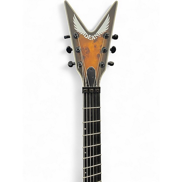 Used Dean Dean ML SELECT 6 STRING MULTISCALE w/KAHLER BURL-BRST Solid Body Electric Guitar