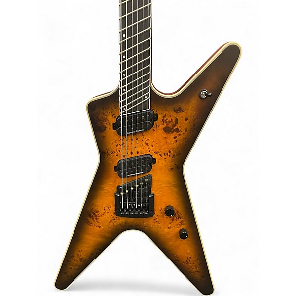 Used Dean Dean ML SELECT 6 STRING MULTISCALE w/KAHLER BURL-BRST Solid Body Electric Guitar