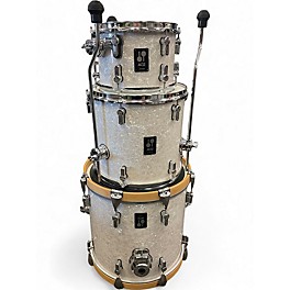 Used SONOR 4 Piece AQ2 MARINE PEARL WHITE Drum Kit