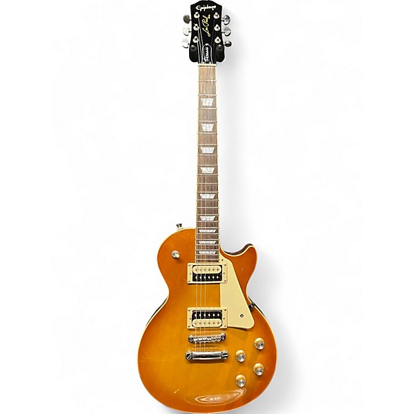 Used Epiphone Les Paul Classic Honey Burst Solid Body Electric Guitar