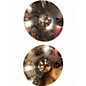 Used Paiste 14in ALPHA MEDIUM HATS PAIR Cymbal