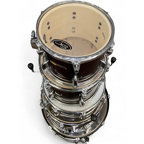 Used Sound Percussion Labs 5 Piece 5-PIECE KIT W/HRDWR Wine Red Drum Kit