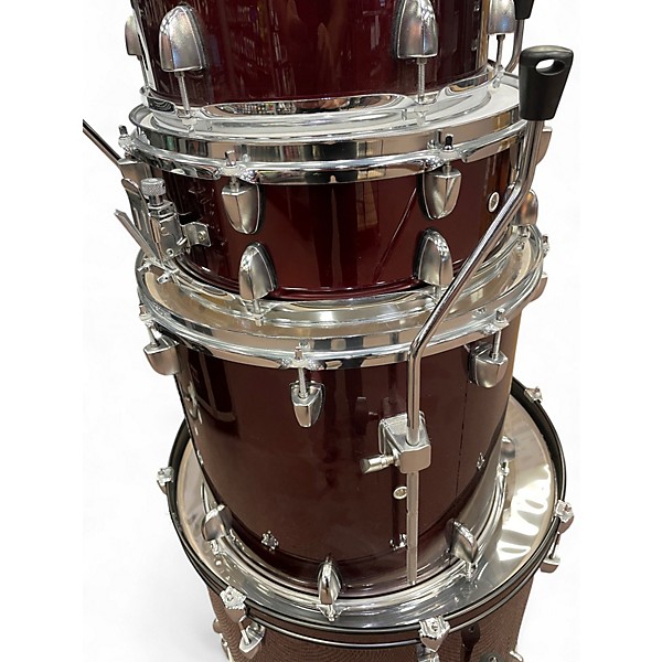 Used Sound Percussion Labs 5 Piece 5-PIECE KIT W/HRDWR Wine Red Drum Kit