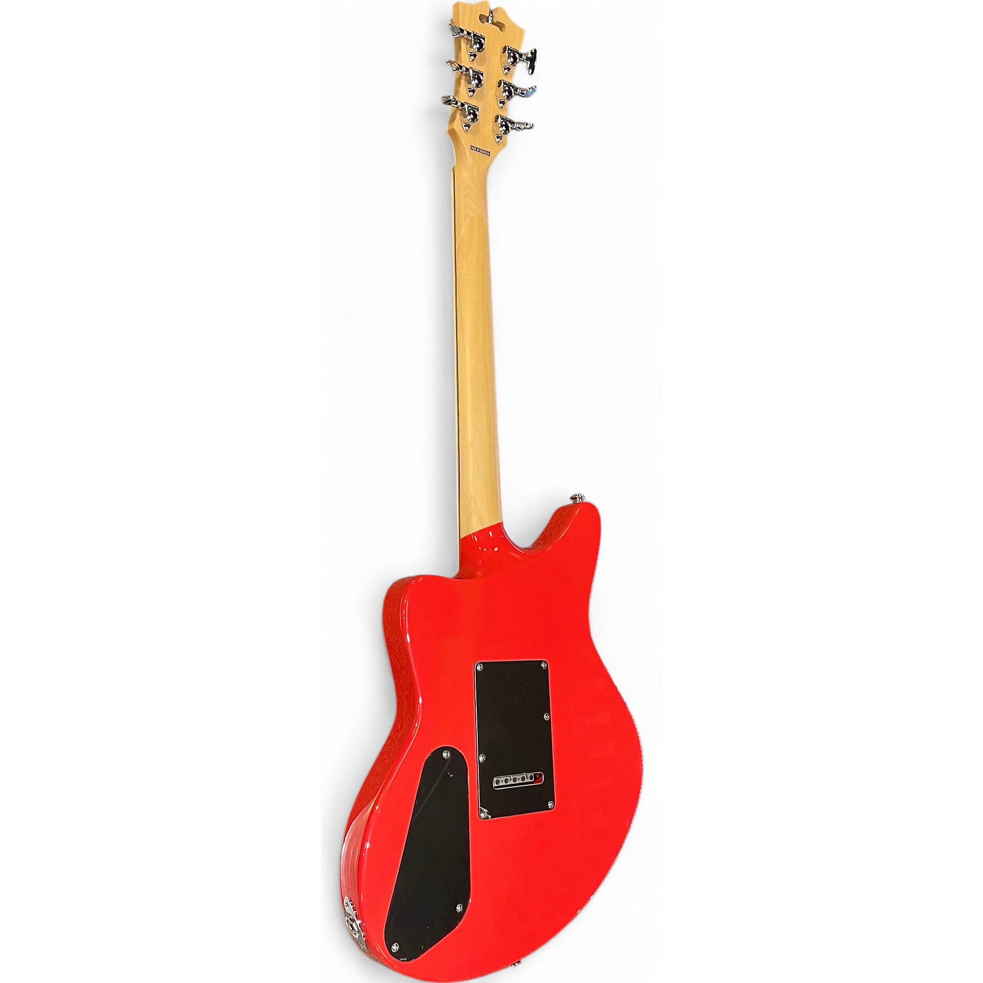 美品　D'Angelico Premier  , Fiesta Red D'Angelico Premier DC Semi-Hollow Electric Guitar With