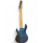 Used Kiesel ARIES 7 STRING BLUE-PURPLE SPARKLE Solid Body Electric Guitar