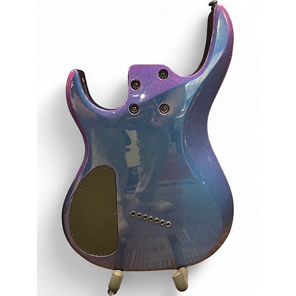 Used Kiesel ARIES 7 STRING BLUE-PURPLE SPARKLE Solid Body Electric Guitar