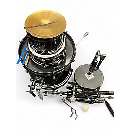 Used SPL 3 Piece 3 Piece Lil Kicker Black Drum Kit