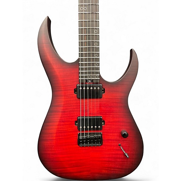 Used Schecter Guitar Research SUNSET EXTREME SCARLETT BURST Solid Body Electric Guitar