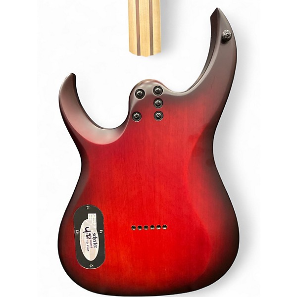 Used Schecter Guitar Research SUNSET EXTREME SCARLETT BURST Solid Body Electric Guitar