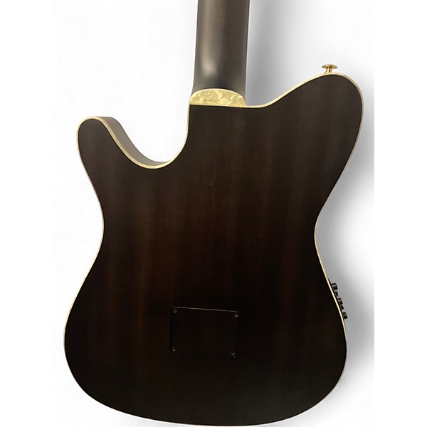 Used 2024 Ibanez TOD10N BLACK FLAT Classical Acoustic Electric Guitar