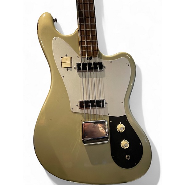 Used Teisco EB200 Silver Electric Bass Guitar