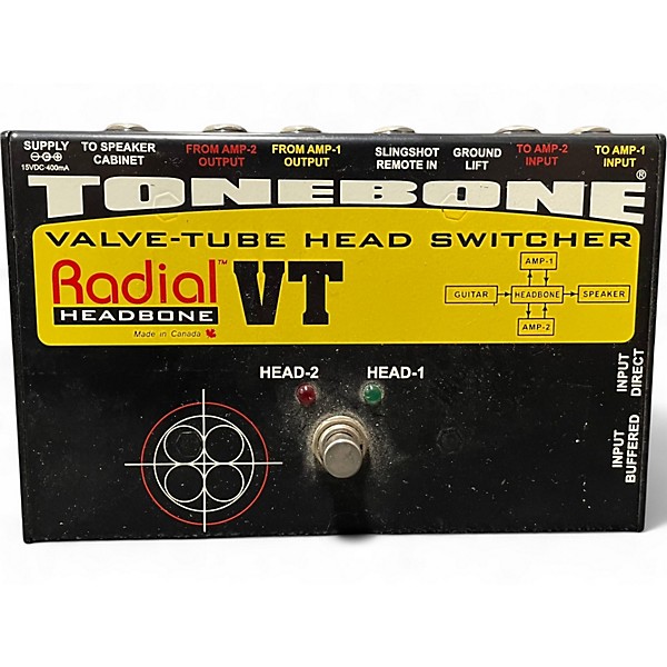Used Radial Engineering ToneBone Valve Tube Head Switcher Footswitch