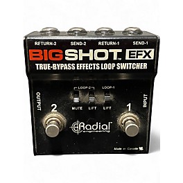 Used Radial Engineering Big Shot EFX True Bypass Effects Loop Pedal
