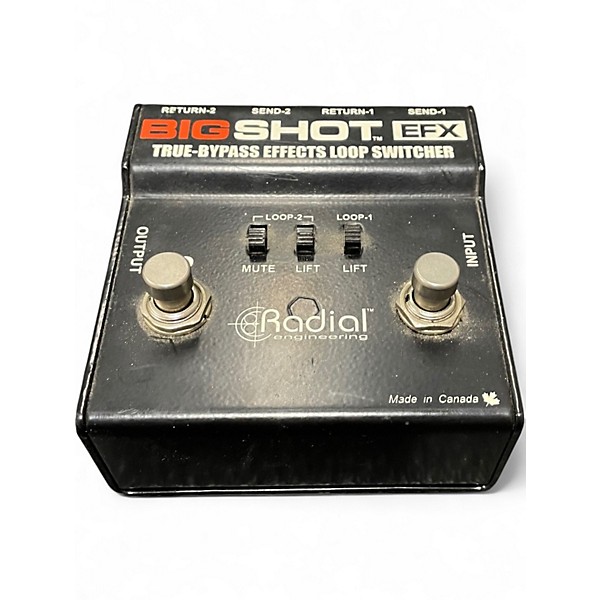 Used Radial Engineering Big Shot EFX True Bypass Effects Loop Pedal
