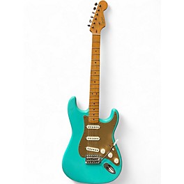 Used Squier 40th Anniversary Stratocaster Seafoam Green Solid Body Electric Guitar