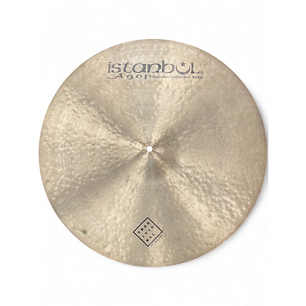 Used Istanbul Agop 22in TRADITIONAL 22" JAZZ RIDE Cymbal