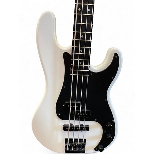 Used ESP LTD Surveyor 4 Classic White Electric Bass Guitar