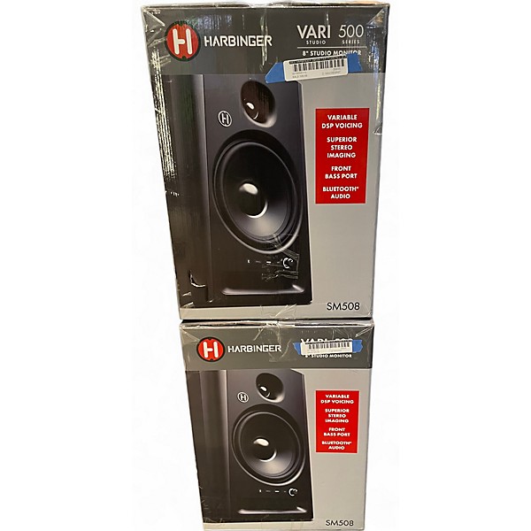 Used Harbinger SM508 PAIR Powered Monitor